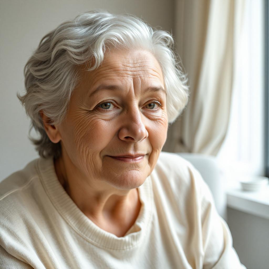 Ageing in Older Adults: Aged Focused Old Woman